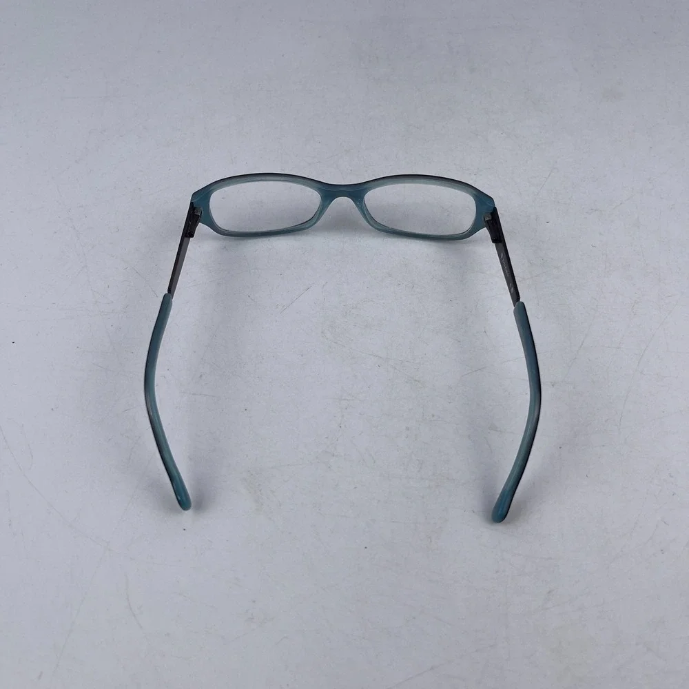 Lucky Brand Jade‎ Eyeglasses Frame Brown Blue Plastic Full Rim Oval 46-16-125mm